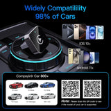 Adaptador CarPlay inalámbrico (iPhone y Android)